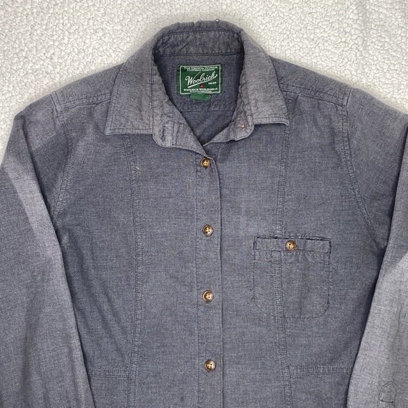 Woolrich Charcoal Heather Flannel Shirt: Size Extra Large - Picture 3 of 10
